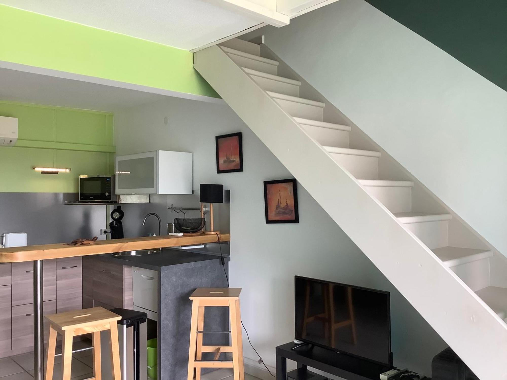 Ketya Duplex Mabouya Ou Studio Hamac Ле-Гозье Экстерьер фото